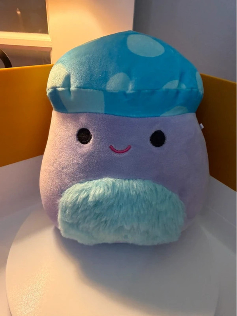 Squishmallows Blue & Purple Mushroom Plush 7.5” Jazwares 2024